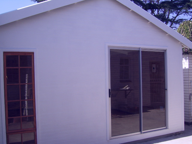 tongue%20&%20groove%20office%20painted%20white.%201.8m%20aluminium%20sliding%20door