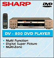 Sharp - DV - 800 DVD Player