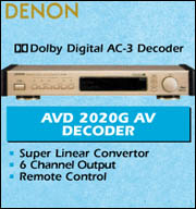 Denon - AVD 202OG AV Decoder