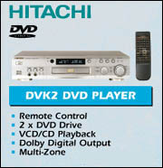 Hitachi - DVK2 DVD Player