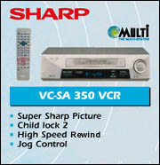 Sharp - VC SA 350 VCR