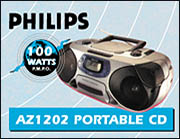 Philips - AZ1202 Portable CD