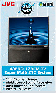 JVC - 48PRO 120CM TV Super Multi 212 System