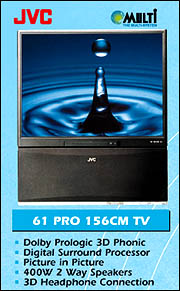 JVC - 61 Ppro 156CM TV