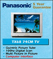 Panasonic - TX68 74CM TV